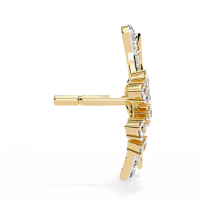 Pendientes de Mariposa de Diamantes en Oro de 18K de Lujo, Corte Marquesa, Joyería de Boda para Mujer - Product Image 4