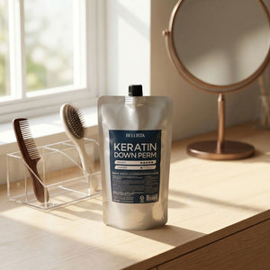 [BELLISTA] Solución Profesional para Alisado de Queratina Down Perm 500ml para un Look de Cabello Liso y Controlado - Product Image 1