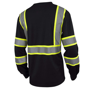 เสื้อยืดสะท้อนแสงความปลอดภัยสูงมองเห็นได้ชัดเจนผลิตจากโรงงาน - Product Image 2