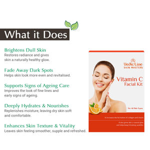 Kit Facial de Vitamina C Monodosis de Un Solo Uso, Kit Aclarador de Piel para un Brillo Instantáneo y una Piel Radiante, Disponible a Precio de Mayoreo - Product Image 3