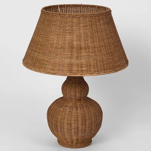Lampe de chevet en rotin de haute qualité, sur pied, pour bureaux, fournisseur, prix compétitif, lampes de table artisanales - Product Image 5
