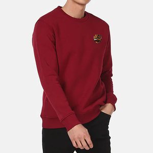 Sudadera de Cuello Redondo para Hombre, 100% Algodón, Lisa, Invernal, Ecológica, Ligera, Informal, de Manga Larga - Product Image 2