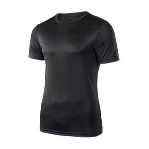 Camisetas Deportivas de Algodón/Poliéster para Hombre, Color Sólido, Transpirables, con Estampado Digital, Color Azul Marino, Pakistán - Product Image 6