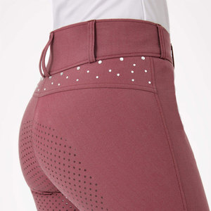 Pantalones de equitación caqui al por mayor para mujer, leggings de equitación con asiento completo de silicona, jodhpurs y pantalones de equitación. - Product Image 5