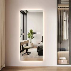 Miroir de maquillage LED pleine longueur Daystar Trade avec écran intelligent, interrupteur tactile, rétroéclairage chaud, design mural moderne - Product Image 2