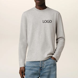 Camiseta Oversize para Hombre con Cuello Redondo, Diseño de Alta Calidad, Logotipo Personalizado, Ideal para Salidas Casuales, Viajes, Uso Relajado en Casa y Actividades Deportivas 2026 - Product Image 1