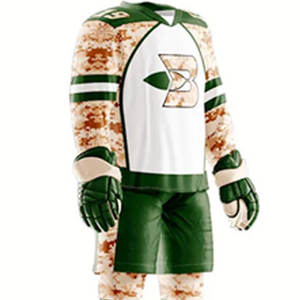 Fournisseur direct d'usine, vêtements d'équipe sur mesure, uniforme de hockey sur glace, étiquette privée, polyester imprimé, couleur personnalisée, unisexe, entraînement - Product Image 4