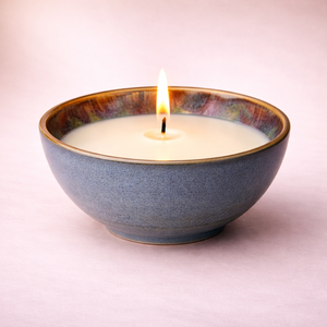 Recipiente de Cerámica para Velas Aurora Rim, Tazón Ancho con Acabado Liso, Resistente al Calor, Duradero, de Lujo, para una Sola Vela, Decoración Elegante para el Hogar - Product Image 1