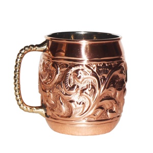 Tasses et mugs Moscow Mule en cuivre martelé de qualité supérieure, mugs à bière en cuivre, mugs Moscow Mule en cuivre, fabricant indien - Product Image 1