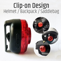 Juego de Luces LED de Alta Calidad para Bicicleta, 300 Lúmenes, Recargables Tipo-C, con Diseño Portátil para Ciclismo Nocturno