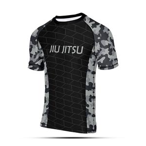 Rashguard de Jiu Jitsu de Alta Calidad al por Mayor, Rashguard de Compresión de Manga Corta Personalizado para Hombre - Product Image 4