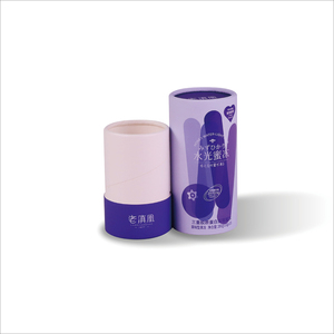 Boîte cylindrique d'emballage avec laminage soft-touch - Product Image 2