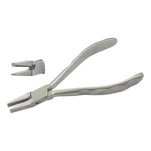 Alicates de punta plana de 145 mm de acero inoxidable para joyería DIY, mordazas lisas, acabado mate, mangos cómodos, compatibles con OEM, para pesca - Product Image 1