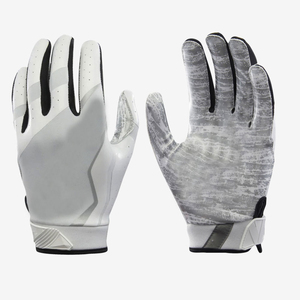 Professional Men's American Football Gloves Leather Waterproof Non-Slip High Performance Grip Flexible Breathable Pull-On Sports - Product Image 1