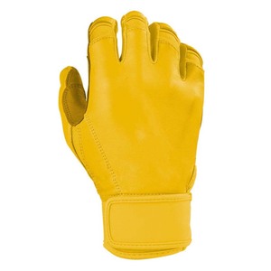 Gants de frappe en cuir jaune avec fermeture auto-agrippante, unisexes, pour adultes, durables, ambidextres - Product Image 3