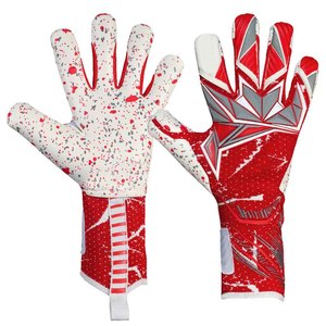 Football Goalkeeper Gloves PU <b>Full</b> Finger Non <b>Slip</b> Breathable Adjustable Wrist Strap Hook Loop Unisex Silicone Printing - Product Image 6