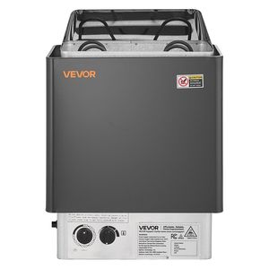 เครื่องทำความร้อนซาวน่าไฟฟ้า 2 กิโลวัตต์ AC 120V สำหรับห้องอบไอน้ำแห้ง พร้อมขายึดแบบเจาะรูสำเร็จรูป เหมาะสำหรับซาวน่าขนาด 52.9 88.2 คิว - Product Image 1