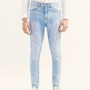 กางเกงขายดีสำหรับผู้ชาย น้ำหนักเบา สไตล์ลำลอง ผ้าคุณภาพพรีเมียม กางเกงยีนส์ผู้ชาย ผลิตในปากีสถาน - Product Image 1