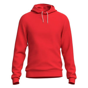 Men Winter Sports Casual Wear 100% Cotton Print Hoodies with Custom Logo Design Street Wear Men's Red Hooded Sweatshirt Regular - Product Image 4