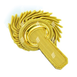 Épaulettes personnalisées OEM brodées de paillettes réfléchissantes, avec support métallique durable et fixation magnétique, style de luxe sur mesure - Product Image 6