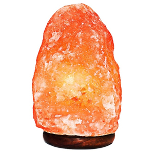 Lampe de sel de l'Himalaya de qualité supérieure, lampe de sel miniature naturelle de l'Himalaya avec base en bois pour la décoration de la pièce, sculptée à la main - Product Image 4