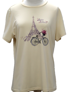 New Product Casual <b>Summer</b> Breathable <b>Lady</b> Style Short-Sleeved Women's <b>T</b>-<b>Shirt</b> Regular Print on Custom 100% Polyester 180 Gsm - Product Image 3