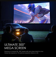 Nouveau projecteur 2026 1080P avec mise au point automatique et correction automatique de la distorsion trapézoïdale, Smart Home Cinema Android 12.0 2G+32G