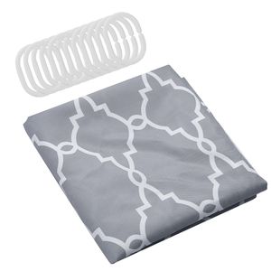 Tenda Doccia Impermeabile 70x70 Pollici in Poliestere Stampato, Telo Doccia per Bagno - Product Image 4