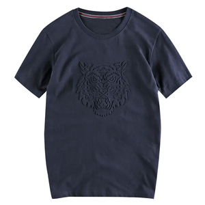 T-shirts pour hommes en coton 100% tricoté, imprimés et brodés sur mesure - Fabriqués avec expertise au Pakistan avec logo personnalisé - Product Image 4