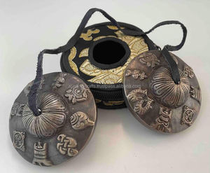 Bronze Tingsha <b>Bell</b> with Gentle <b>Chime</b> for Mindfulness Practice and Daily Calm - Product Image 3