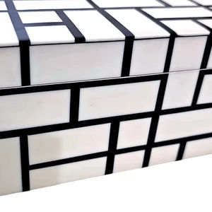 Caja de Joyería Decorativa Hecha a Mano con Diseño Marroquí de Flor de Amor con Incrustaciones de Hueso Ecológica, Decoración para Mesa del Hogar, Año Nuevo - Product Image 1