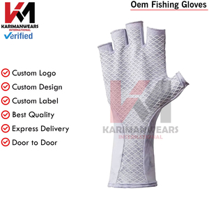 Guantes de Pesca para Pescadores, Transpirables, con Protección UV, Diseño de Agarre de Alto Rendimiento, Servicio OEM, Marca Personalizada, Proveedor de Exportación - Product Image 5