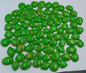 Jaspe Verde Natural, Corte Cojín y Corte Pera, Piedra Preciosa Suelta al por Mayor, Piedra Pulida a Granel para Fabricación de Joyas, Proveedor - Product Image 3