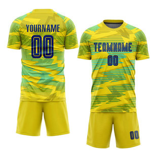 Vêtements de sport respirants pour équipe, avec tissu léger et coupe confortable, pour entraînement régulier et matchs de football. - Product Image 1