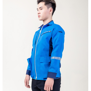 เสื้อทำงานสำหรับผู้ชายที่ผ่านการตรวจสอบแล้วจาก FMF ชุดทำงานกันฝุ่นได้ดีมากกันรอยยับได้ - Product Image 3