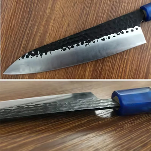 Couteau de Chef Japonais de Luxe 2026 LEGACY BLADES en Acier à Haute Teneur en Carbone Fait Main, Manche en Bois, Ambidextre, Compatible Lave-Vaisselle - Product Image 4