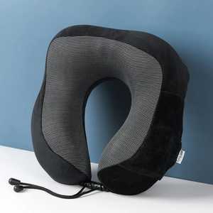 Wholesale Four Seasons U-Shaped <b>Memory</b> <b>Foam</b> <b>Travel</b> <b>Pillow</b> Custom Logo Polyester Portable Neck Nap Storage Creative Design Car - Product Image 1