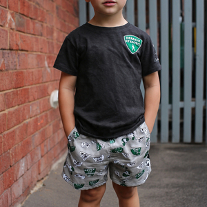 100% Polyester Printed Rugby Footy Uniform Men's Training Wear Footy Uniforms Footy Jersey Tops Rugby <b>Shorts</b> Set Kids - Product Image 3