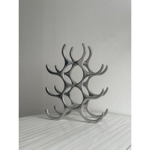 En Oferta: Botellero Metálico Minimalista con Diseño Redondo para Almacenamiento en el Hogar o Bar, Construcción Duradera de Acero Inoxidable - Product Image 6