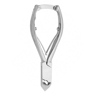 Moon Shape Curved Ingrown Toe Finger Nails Cutter Polish Finish Stainless Steel Podiatry Cutters Pedicure Pliers With Back <b>Lock</b> - Product Image 2