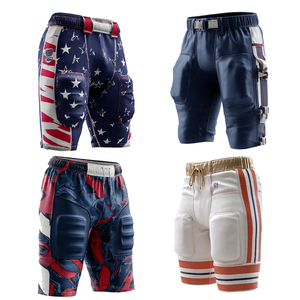 Custom Sportswear American Football Practice Shorts 100% Spandex Football Pants Custom Football Training Pants - Product Image 1
