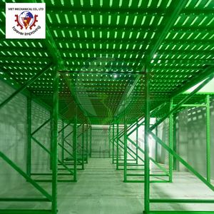 Système de rayonnage de mezzanine d'entrepôt industriel, plateforme en acier, protection contre la corrosion, certifié CE, antisismique, haute capacité 1000 kg/m2 - Product Image 4