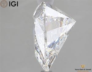 Diseñado para tu amor 5,01 CT. Forma de corazón CVD Diamond Lab Grown VVS2 Clarity F Color IGI Certified 10,97 MM para regalo - Product Image 6