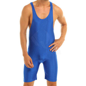 High Strength Knitted Casual Wrestling <b>Singlets</b> <b>for</b> <b>Men</b> Offering Lightweight Breathable Comfort <b>for</b> Practice Training Gym - Product Image 4
