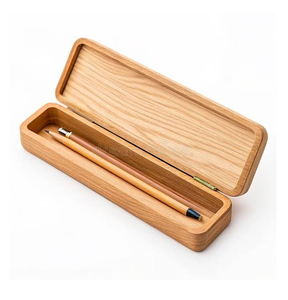 Classic Design Wood Pencil Case Handcrafted Wood Pen Case <b>Box</b> Op Quality Wooden Pen <b>Box</b> Best Price - Product Image 1