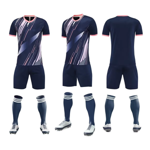 OEM Factory Made Sublimated Custom Soccer Uniforms Team Custom Full Color All-Over Print Short Sleeve Waterproof Bulk Price - Product Image 3