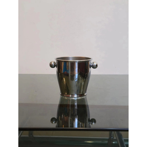 Stainless Steel Wine <b>Cooler</b> for Beer Wine <b>Cooler</b> Home Hotel Bar Ware Usage Tabletop <b>Ice</b> Buckets Handmade Bulk Round Shape Bucket - Product Image 1