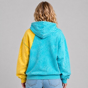 Women's Vintage Acid Wash <b>Hoodies</b>-<b>Lightweight</b> Breathable Eco-Friendly & Quick Dry Winter Warmth with Front Logo Option - Product Image 6