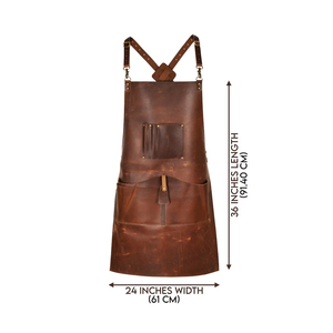 2026 New Style Best Quality <b>Reflective</b> Safety Working Leather Welding Apron <b>Top</b> Selling Safety Protection Clothing Wholesale - Product Image 3