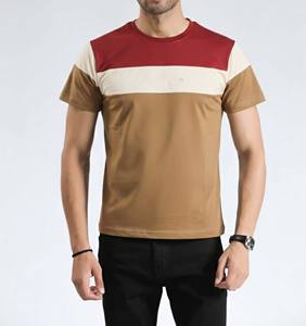 Camiseta de Hombre a la Moda, Venta en Línea, Camiseta a Rayas Oversize, Precio al por Mayor, Estilo Hip-Hop, Ropa Casual - Product Image 4